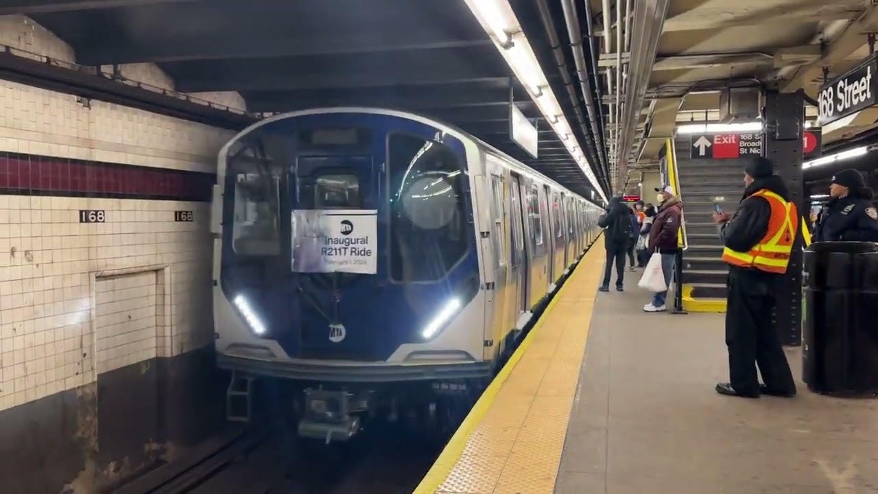 R211T Open Gangway Train in Service on the C - February 1, 2024 Inaugural Service Debut