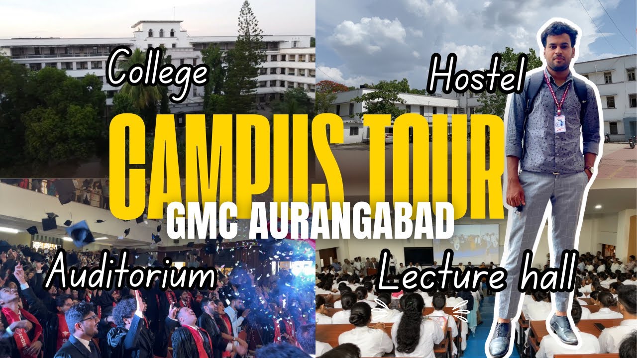 Gmc Aurangabad campus tour | college |hospital | hostel | ghati | #campustour  #aurangabad #neet2024