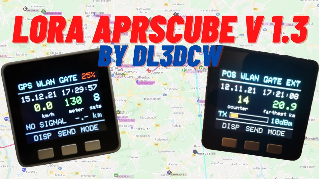 Lora APRScube V 1.3 von DL3DCW
