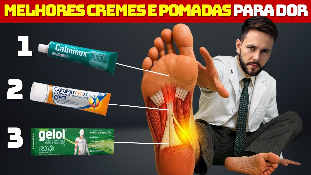 As Melhores POMADAS para DOR e INFLAMAÇÃO