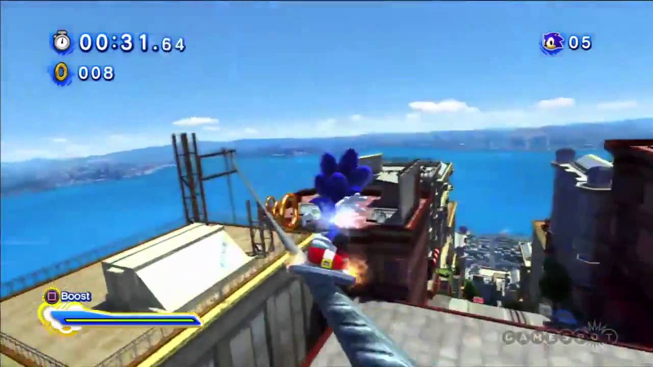 Sonic Generations - E3 2011 Demo: Green Hill/City Escape Gameplay