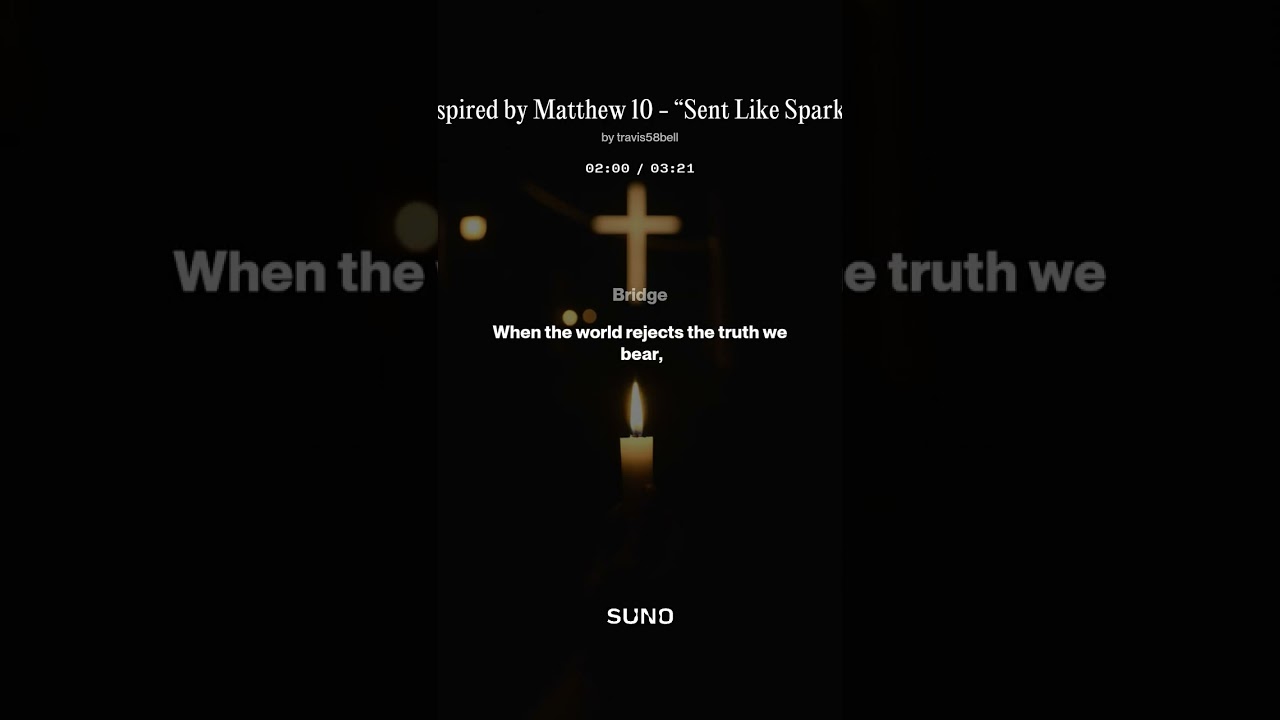 “Sent Like Sparks” Inspired by Matthew 10 #indie #emo #alternative