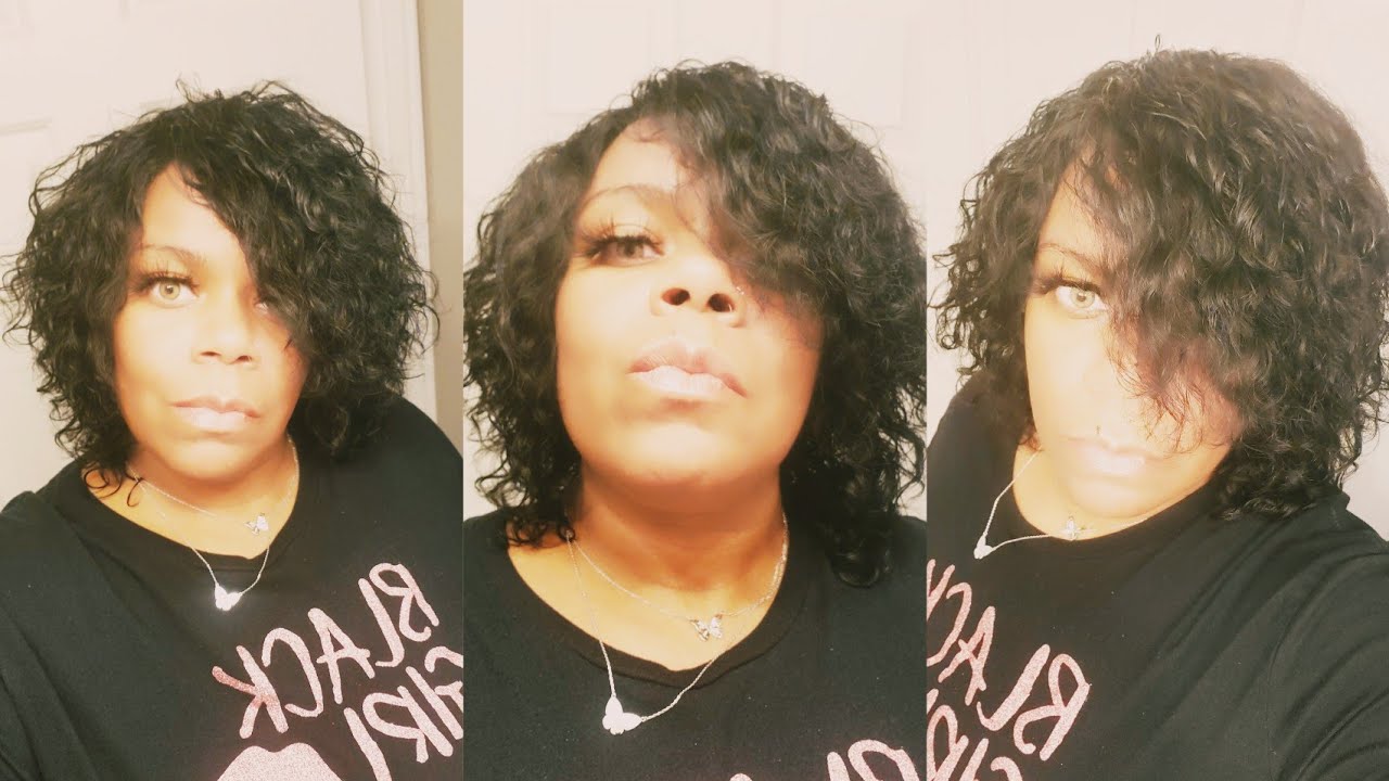$55 SLAY BOBBI Boss 100% Human Hair Wet & Wavy Wig  MH1300 TERESA Natural Black ⚫😍