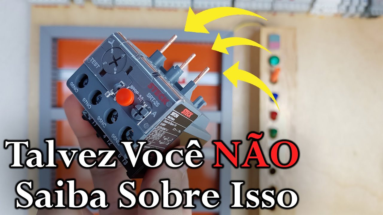 Voc&ecirc; s&oacute; aprende essa caracter&iacute;stica com a pr&aacute;tica - Rele T&eacute;rmico