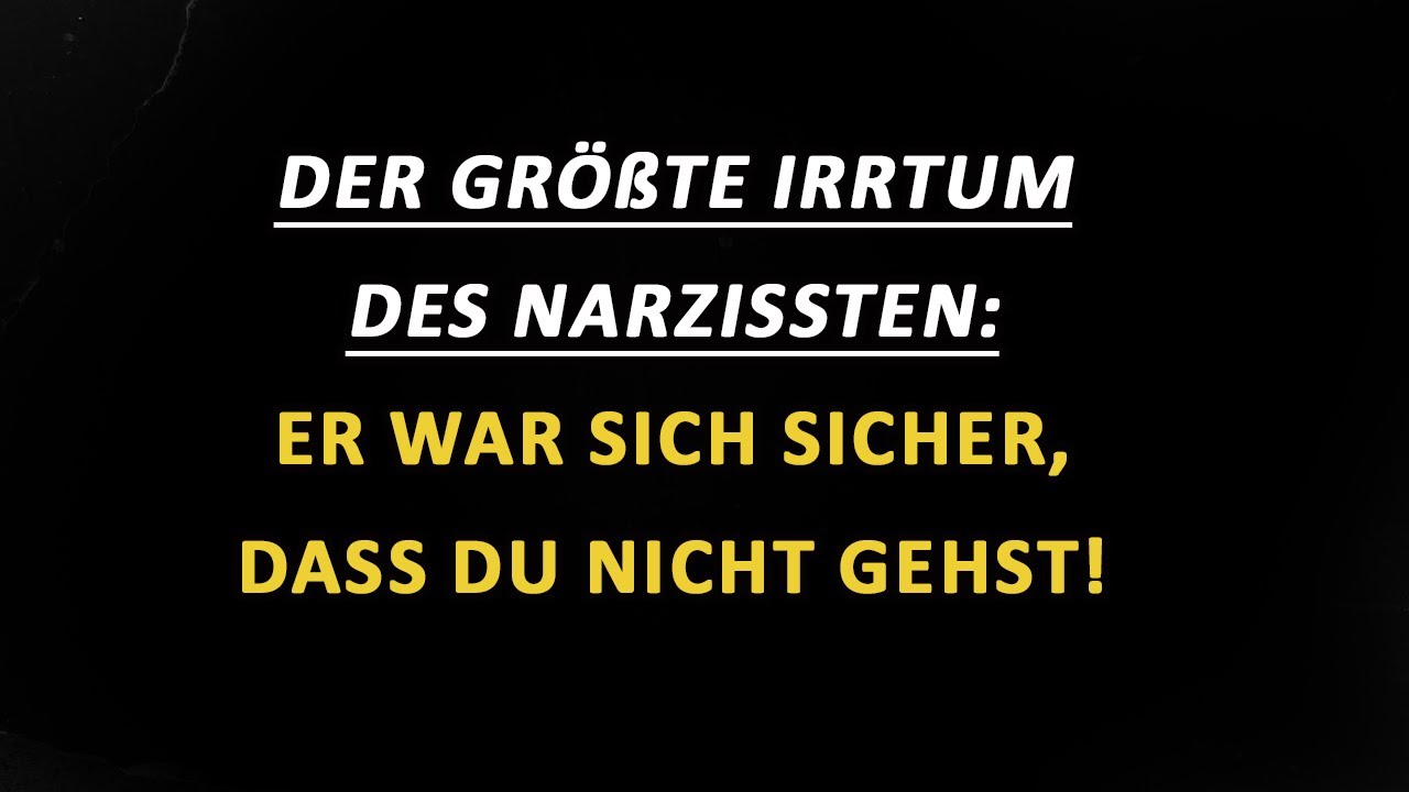 Das größte Bedauern des Narzissten? Er dachte, du würdest nie gehen! | Narzisst entlarvt