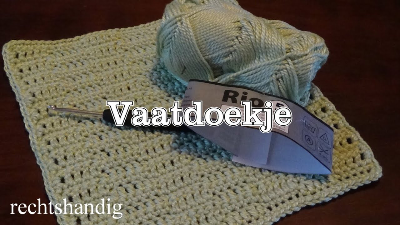 Haken - tutorial #594: Vaatdoekje