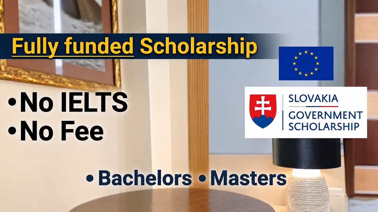 Europe🇪🇺Fully Funded Scholarship: No IELTS & No Application Fee?