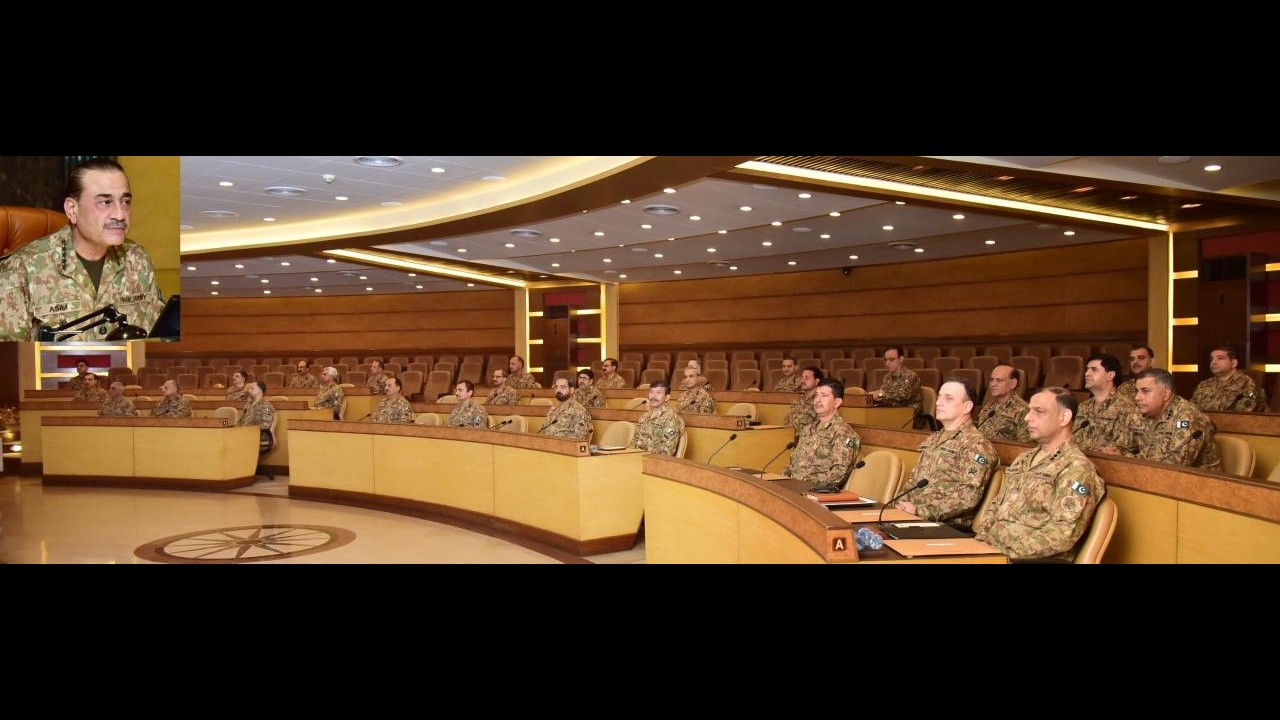 Field Marshal Syed Asim Munir, COAS & CDF, presided over the 276th CCC at GHQ | ISPR