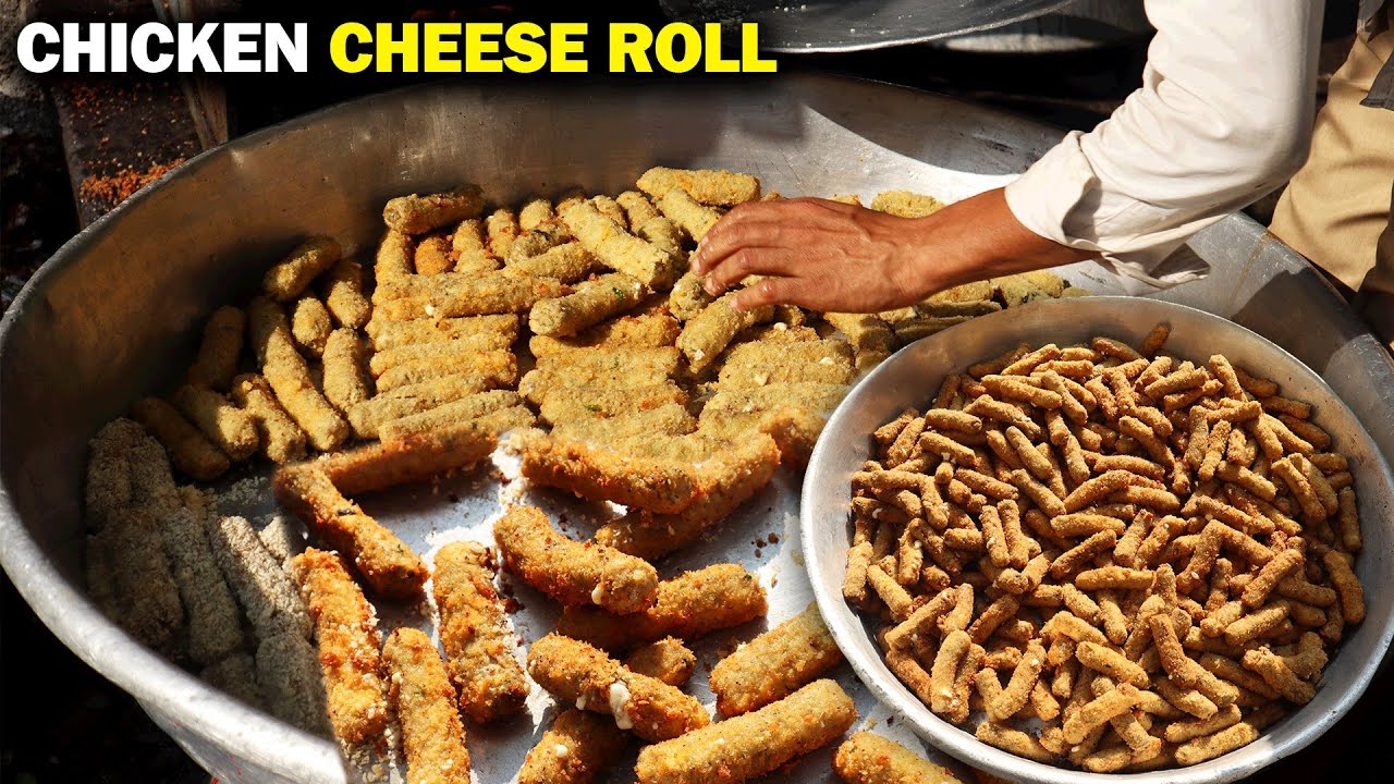 Bhatiyara ka Shahi Chicken Roll | Best Chicken Cheese Roll for Parties | Non-Veg Food Vlog