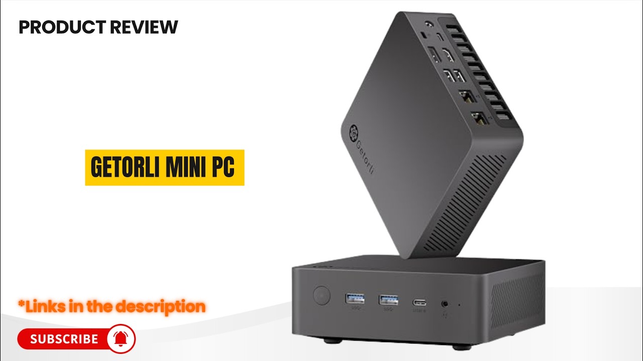 Обзор мини-ПК Getorli | Мощный процессор Ryzen 7 8745HS! 32 ГБ DDR5, 1 ТБ SSD, два LAN-порта, 4K ...