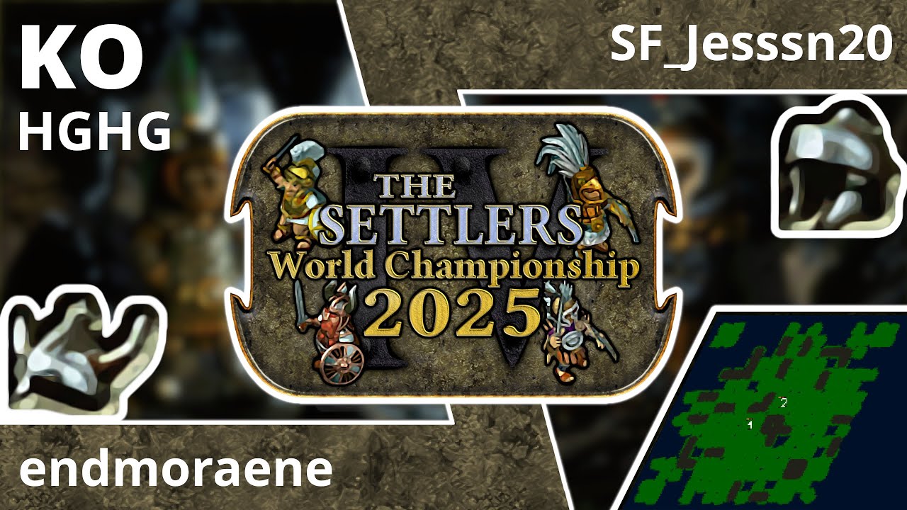 [DE] endmoraene vs SF_Jesssn20 | Spiel 1 | KO-Phase | Die Siedler IV Weltmeisterschaft 2025