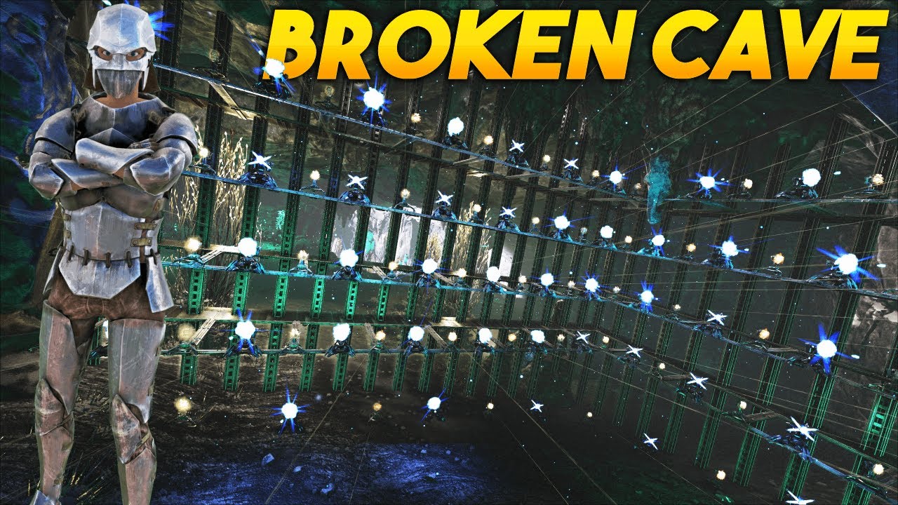 Raiding A Broken Cave Then Claiming It - ARK