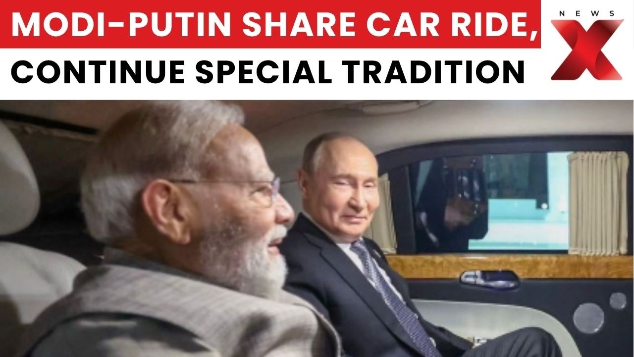 PM Modi-Putin Share Car Ride To World Nomad Games Opening In Bishkek | SCO Summit | NewsX