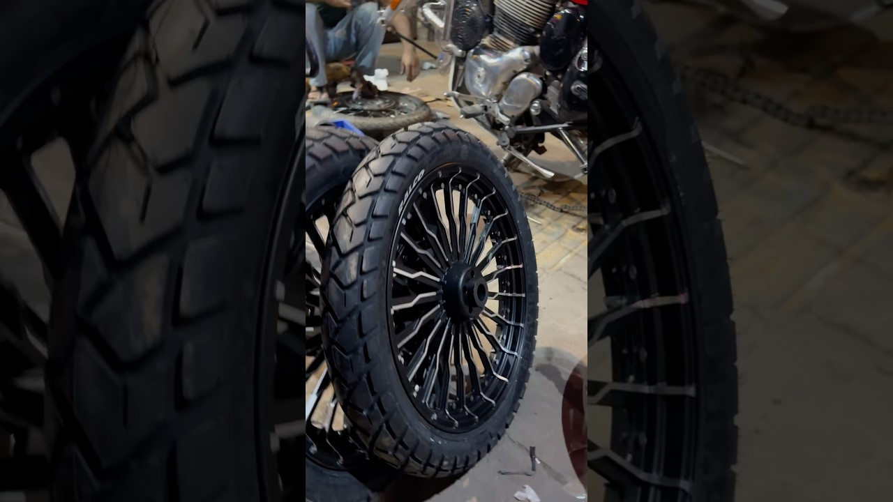 Modified Classic 350 Reborn | Classic 350 Alloy Wheels | Alloys Wheel Modifications | Bullet 350