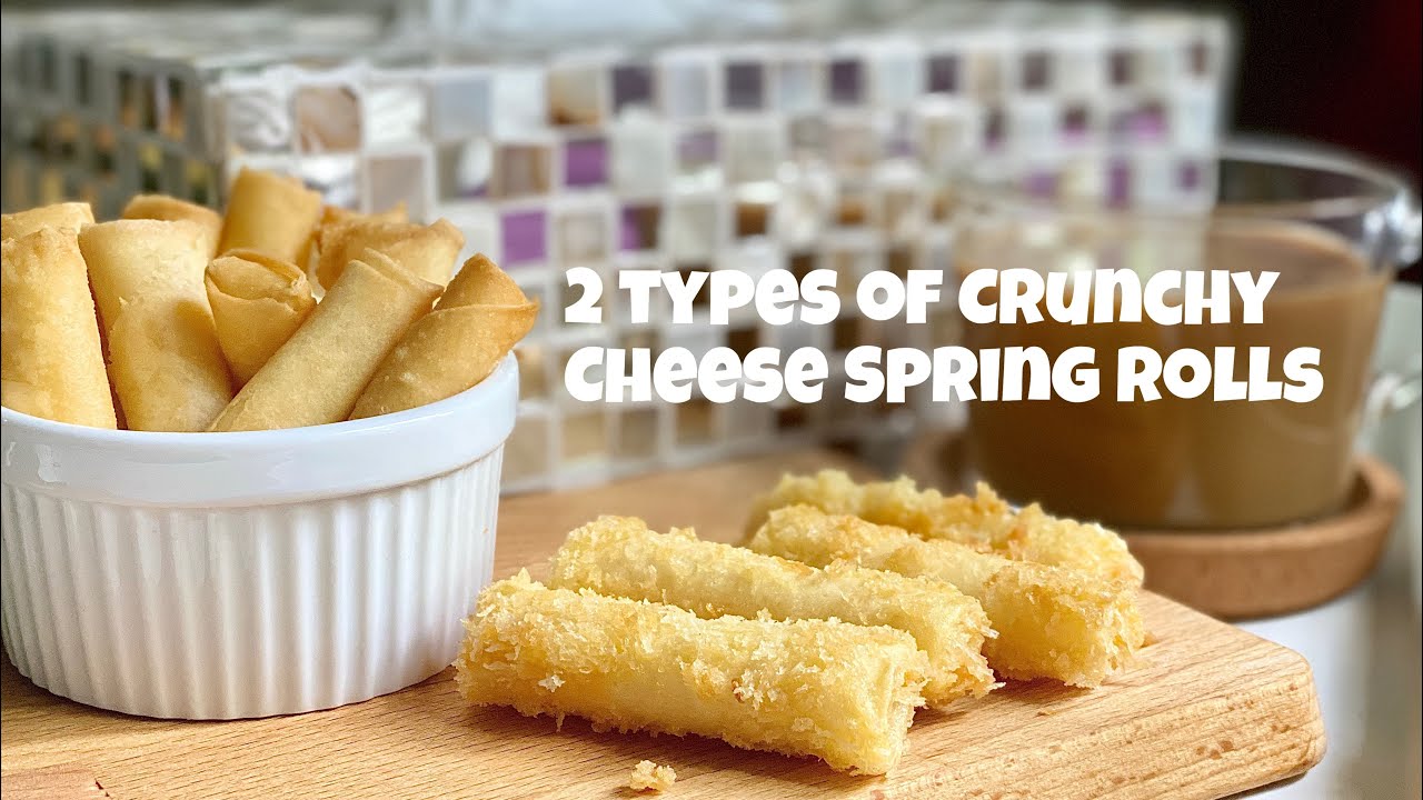 2 types of Cheese Popiah | Crunchy Cheese Spring Rolls