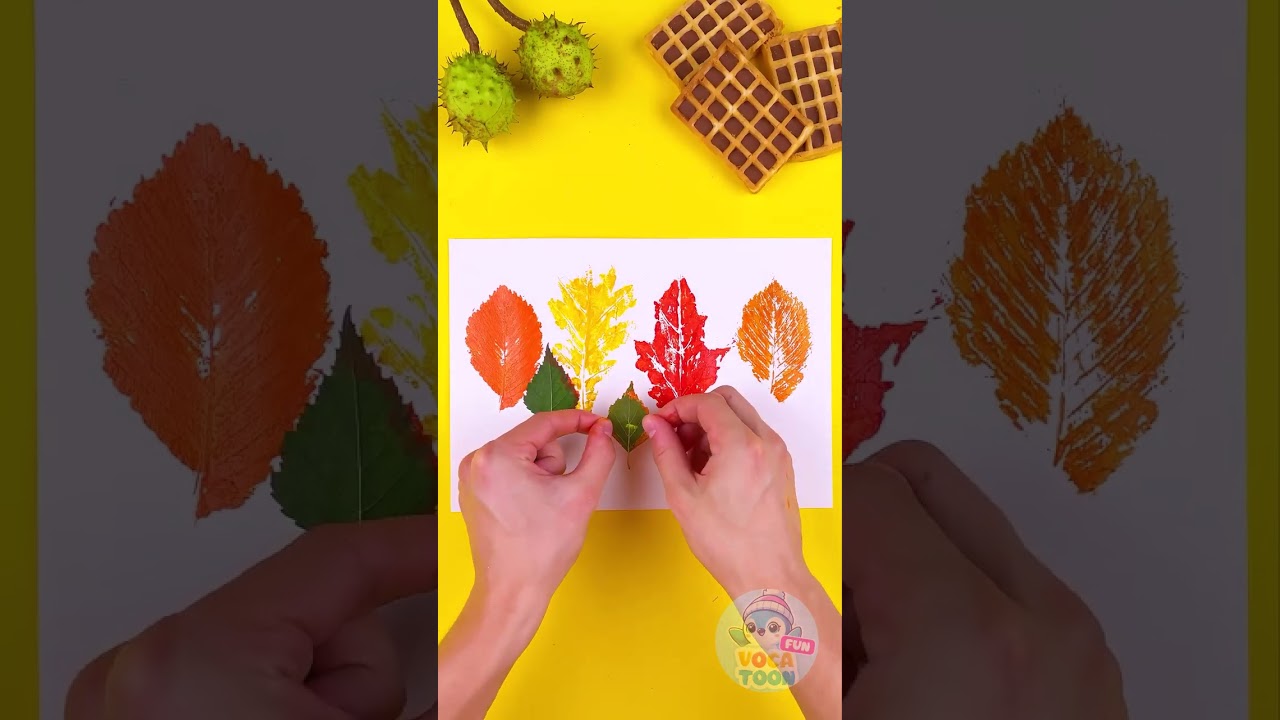 Autumn Leaf Art! 🍂🎉 Let&rsquo;s Make Beautiful Prints Together! 🍁✨
