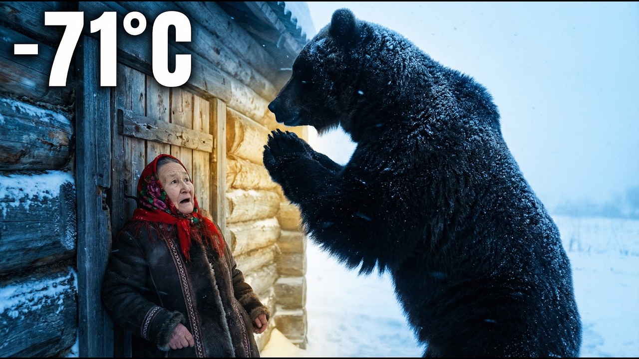 Giant Wild Bear Knocks on 90yo's Door & Does the Unthinkable!#Wild animal rescue