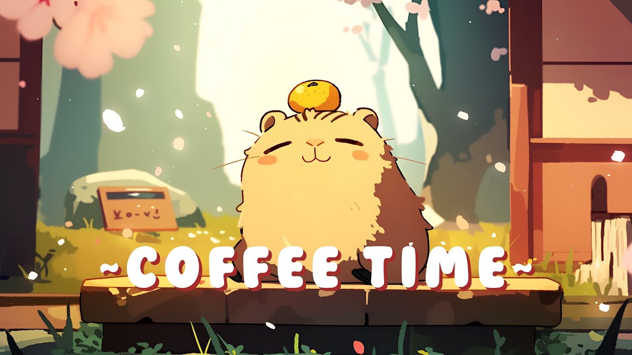[60 Minutes] Capybara Lofi Zone - Relaxing Beats to Study/Sleep/Chill ~ Warm Feelings ~ 🎵 💫