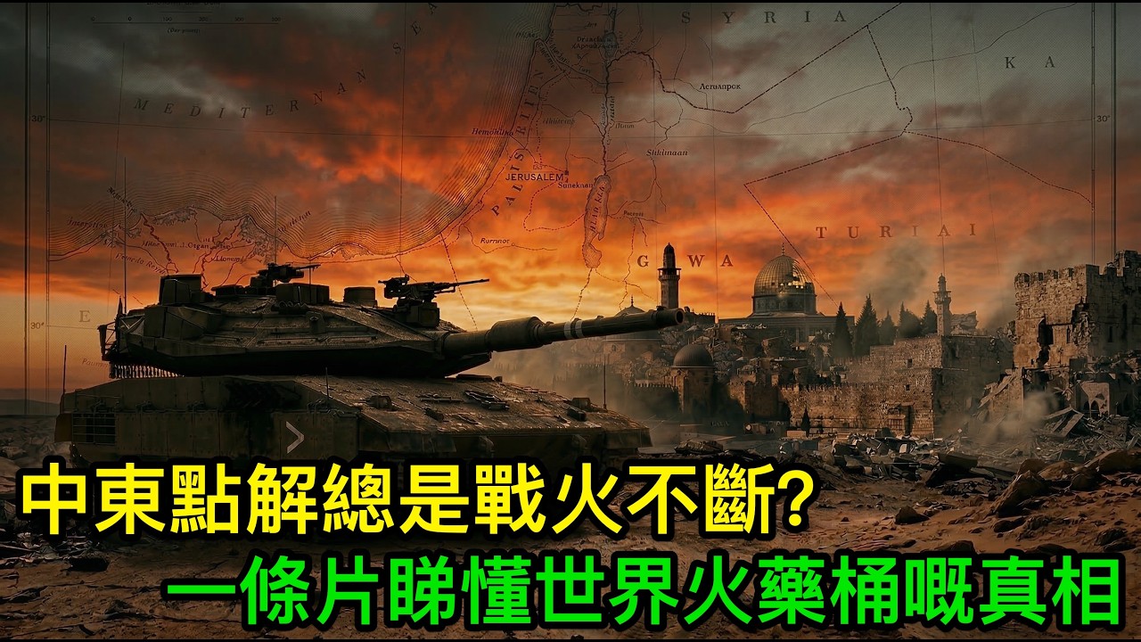 中東點解總是戰火不斷？佢哋究竟喺度打乜嘢？一條片睇懂世界火藥桶嘅真相