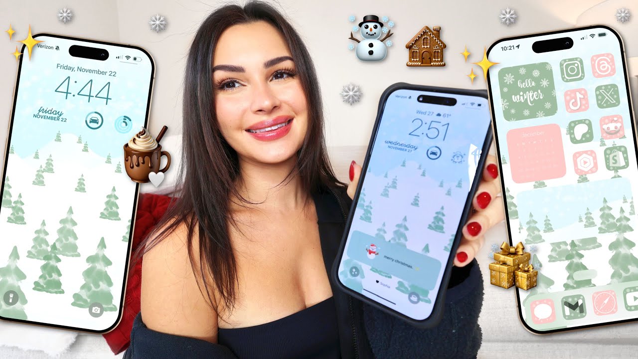 what's on my iphone 16 pro max: winter edition! ☃️🤍