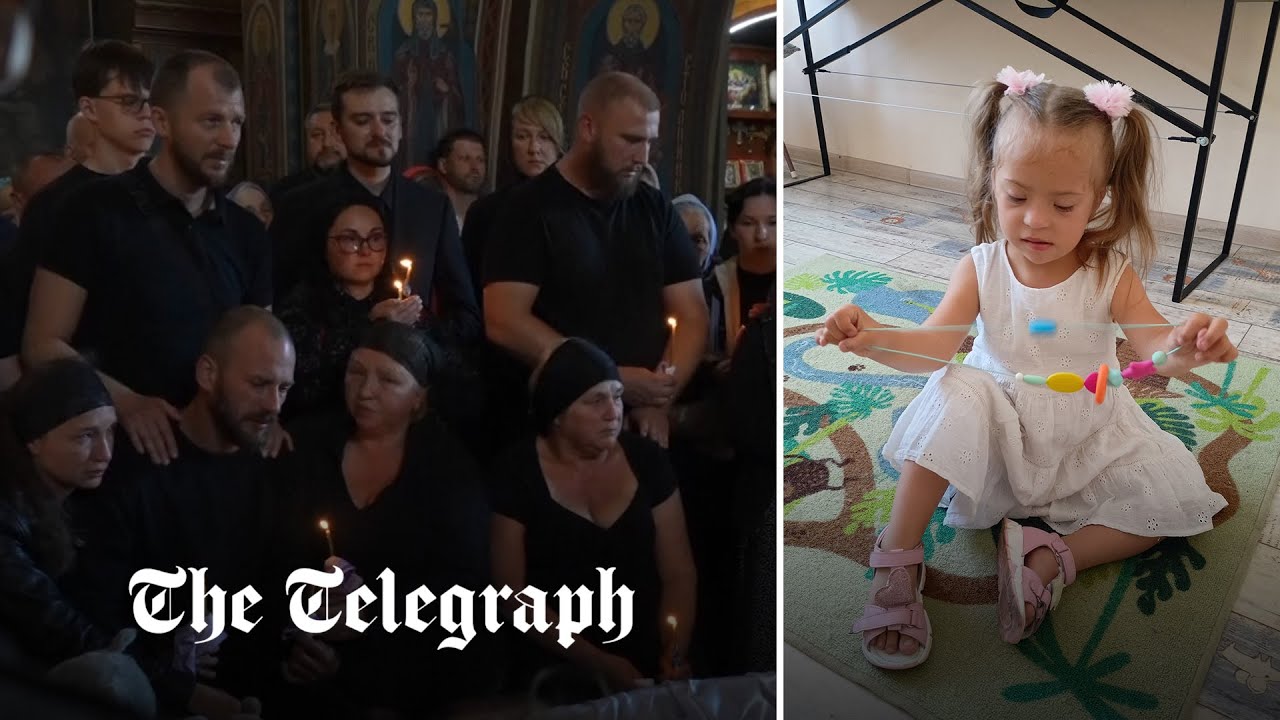 Ukraine war: Four-year-old girl killed by Russian missiles in Vinnytsia strike laid to rest