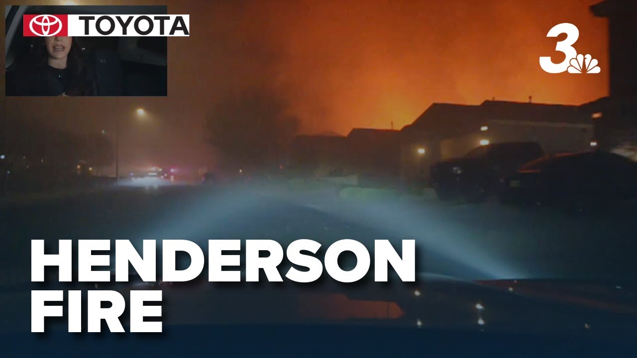 Large fire breaks out in Henderson, Nevada neighborhood