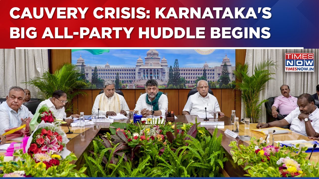Karnataka's All-Party Cauvery Meeting Begins With Six Former CMs Backing The State's Water Stand
