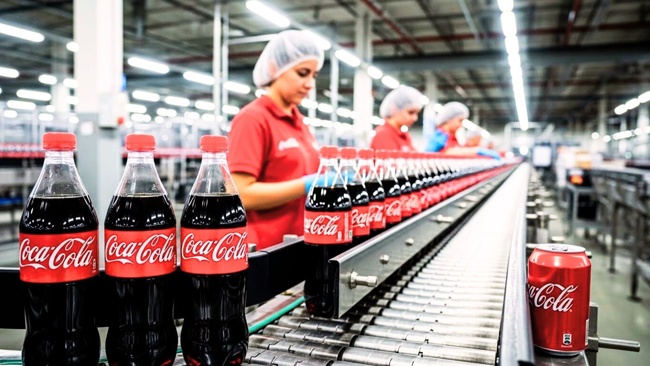 How Coca-Cola Is Made | Inside the Mega Bottling Factory