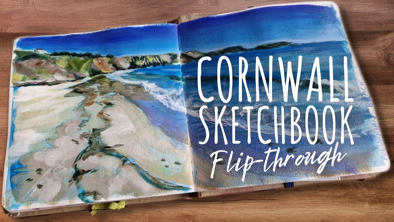 Cornwall Sketchbook flip through