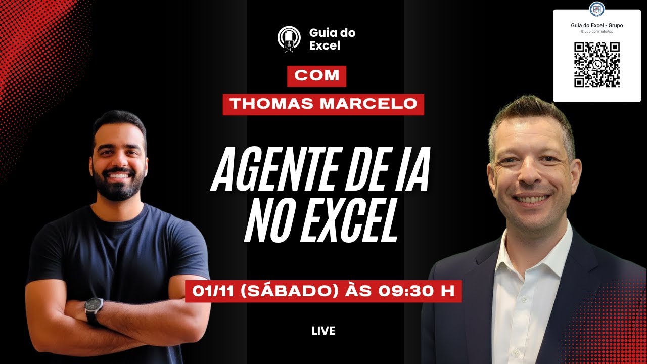 Suplemento Agente de IA no Excel - IA Integrada no Excel com Thomas Marcelo