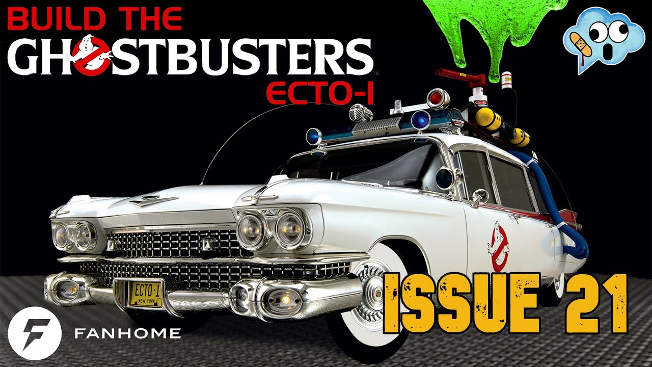 Fanhome Ghostbusters Ecto-1 model partwork kit build issue 21 stages 75 - 78