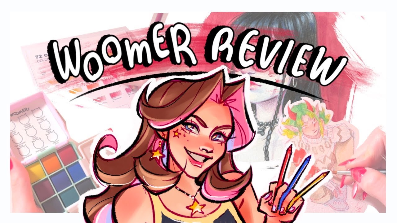 Rekindling my love of colored pencils! *and watercolors 💫🎀 -SKETCH WITH ME #5 (WOOMER REVIEW)