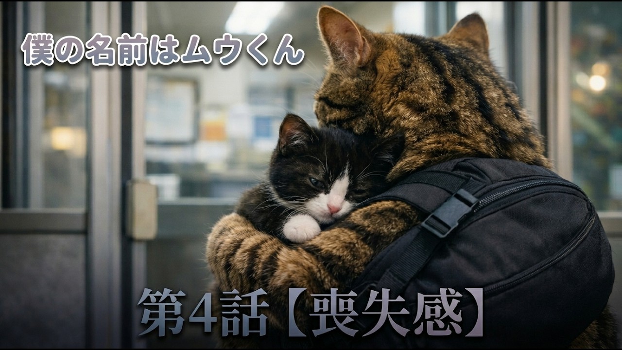 【僕の名前はムウくん】第4話  “喪失感” #猫 #cat #aicat #ai猫 #ai  #ムウくん