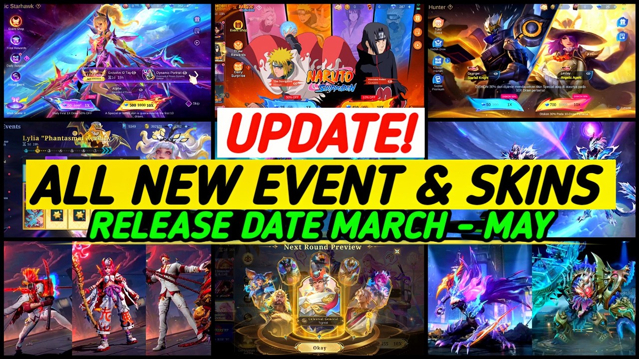 NEW UPDATE! ALL BIG Events & Skins Release Date (March–May 2026) | MLBB