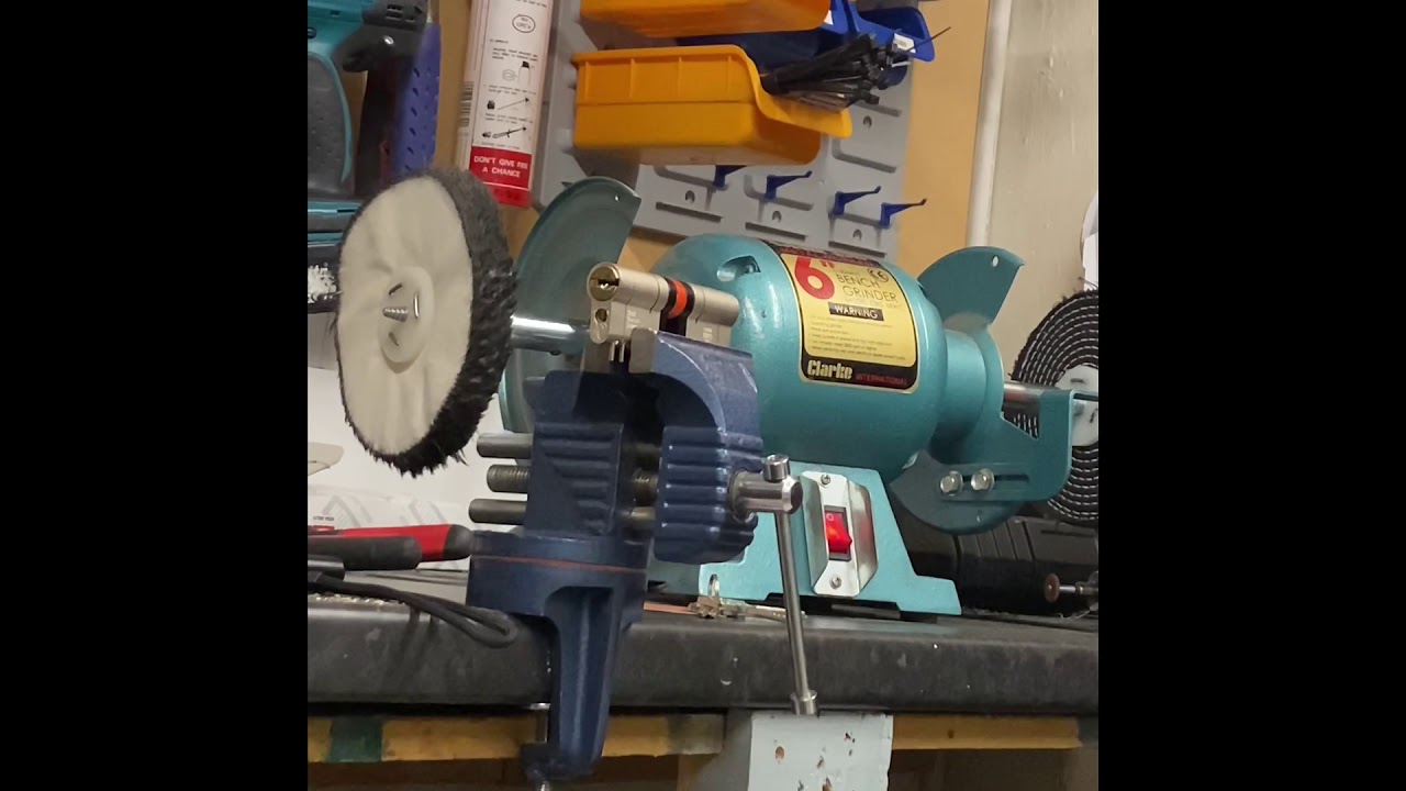 Drilling open Ultion 3* ‘Anti Drill & Anti Snap’ cylinder. Part 1 - side A
