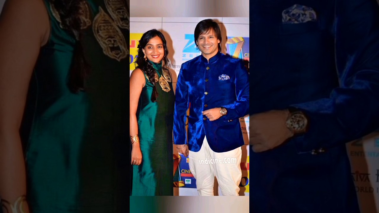 Vivek Oberoi with his wife Priyanka Alva #vivekoberoi #wife #bollywood