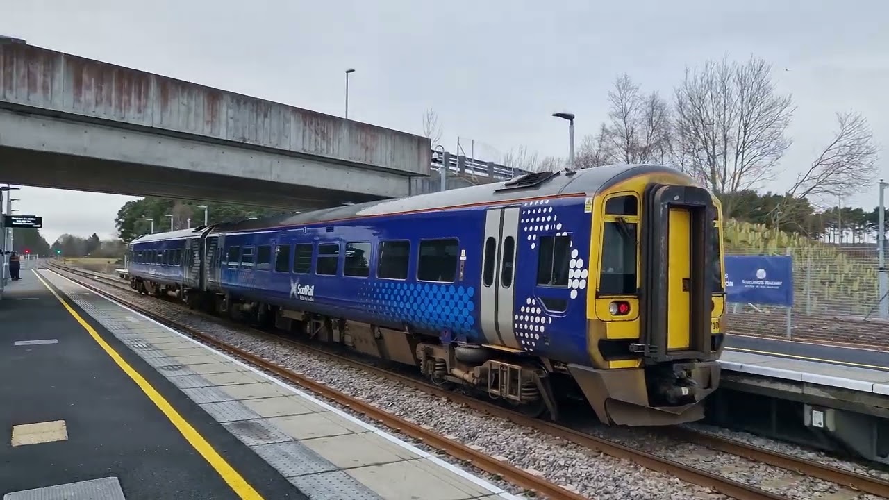 Britain's Newest Railway Station! Brand new Inverness Airport station