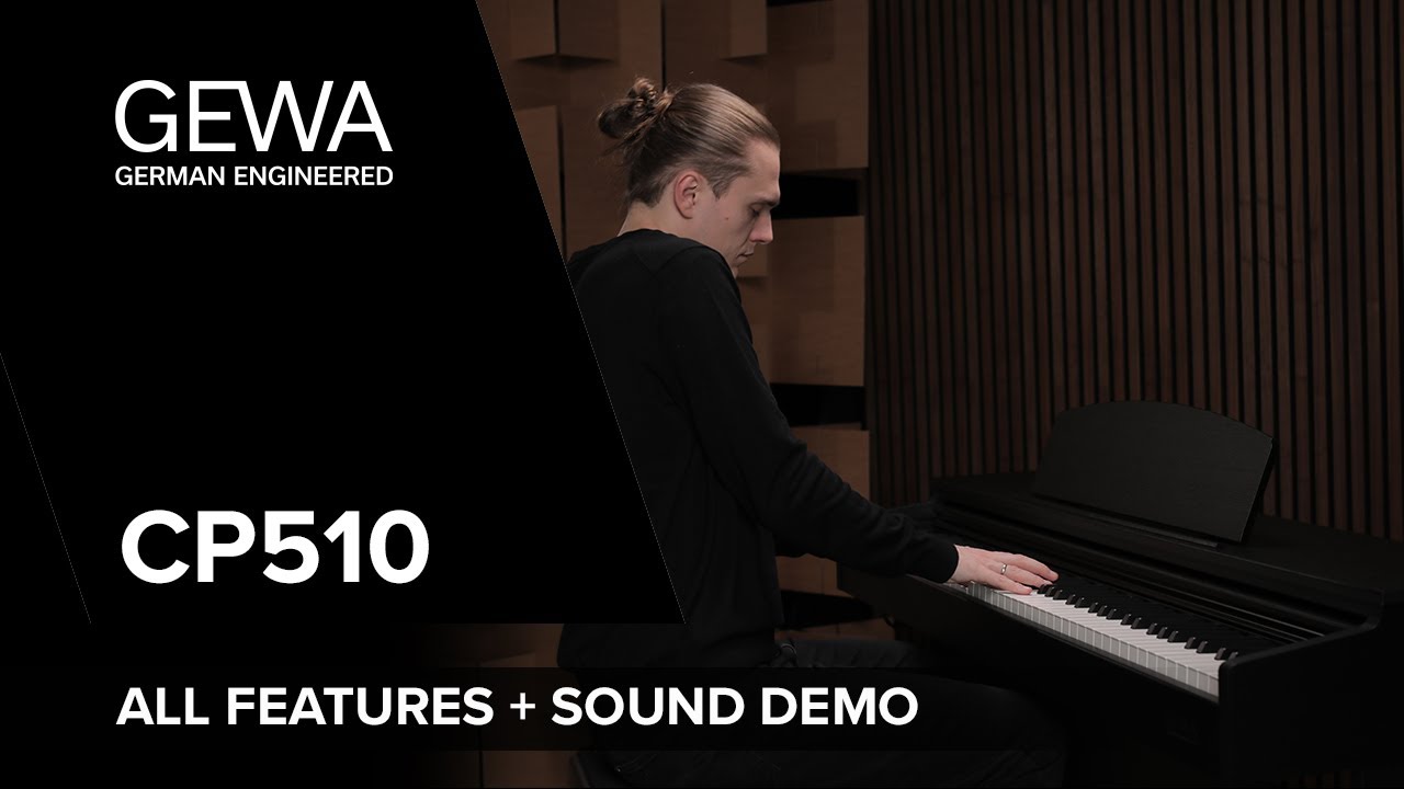 FEATURES 🎹 🇬🇧 GEWA CP510 Digital Piano with Paul Berrem