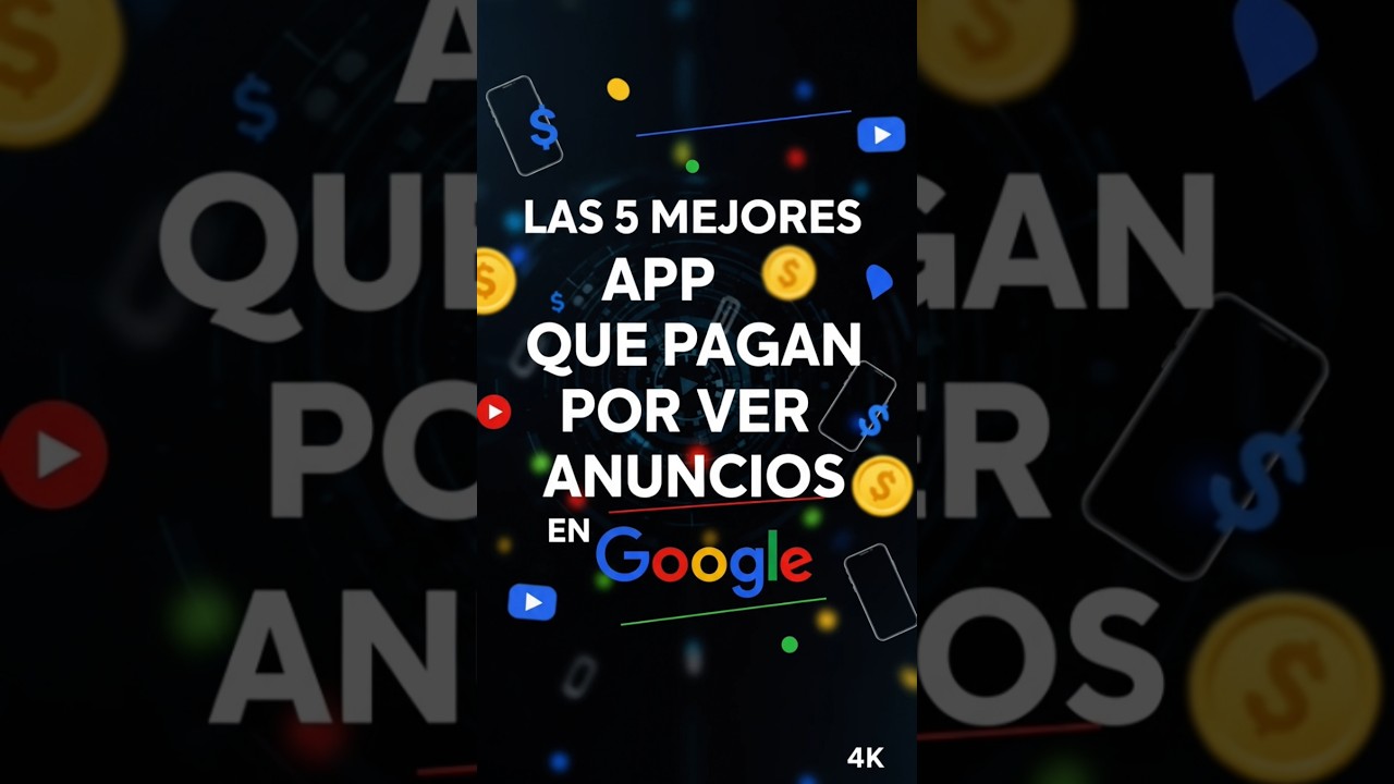 Las 5 mejores apps que pagan por ver anuncios en Google | Gana dinero f&aacute;cil 2025