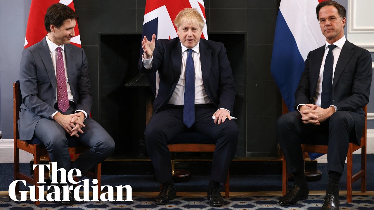Prime ministers of UK, Canada and Netherlands hold press conference &ndash; watch live