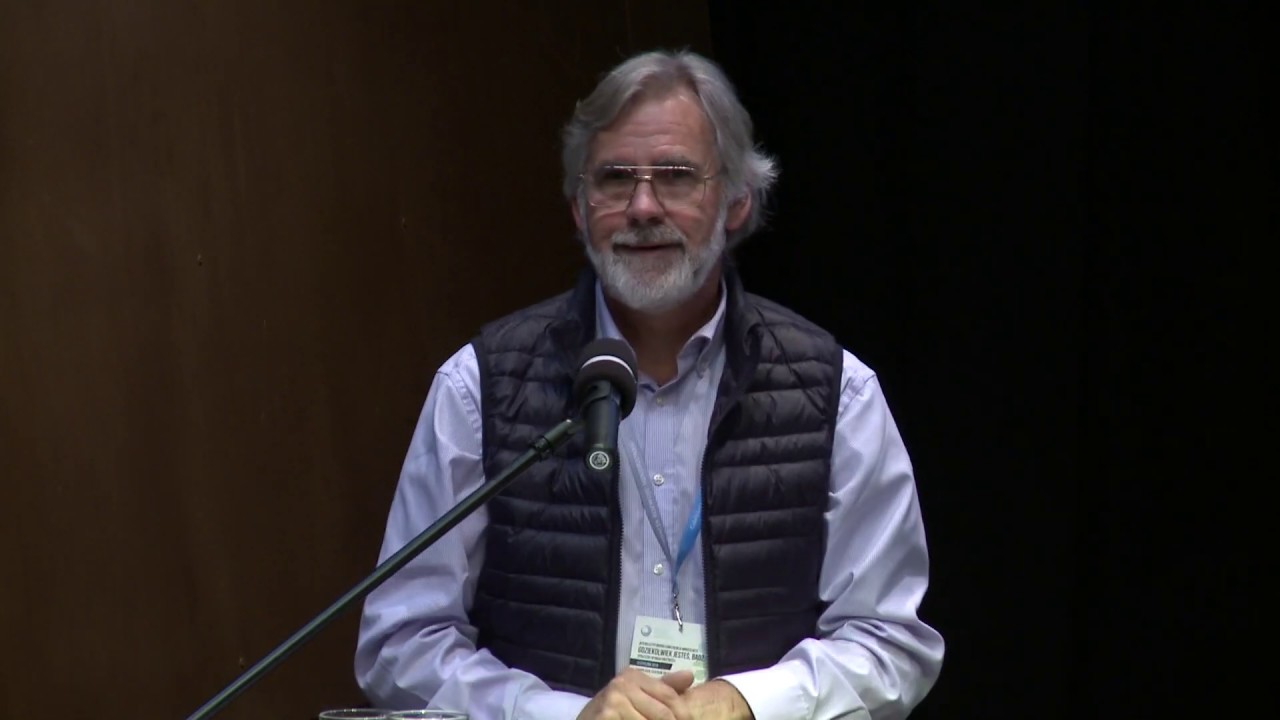 Mark Williams at Mindfulness Conference in Gdansk, Poland, January 2019