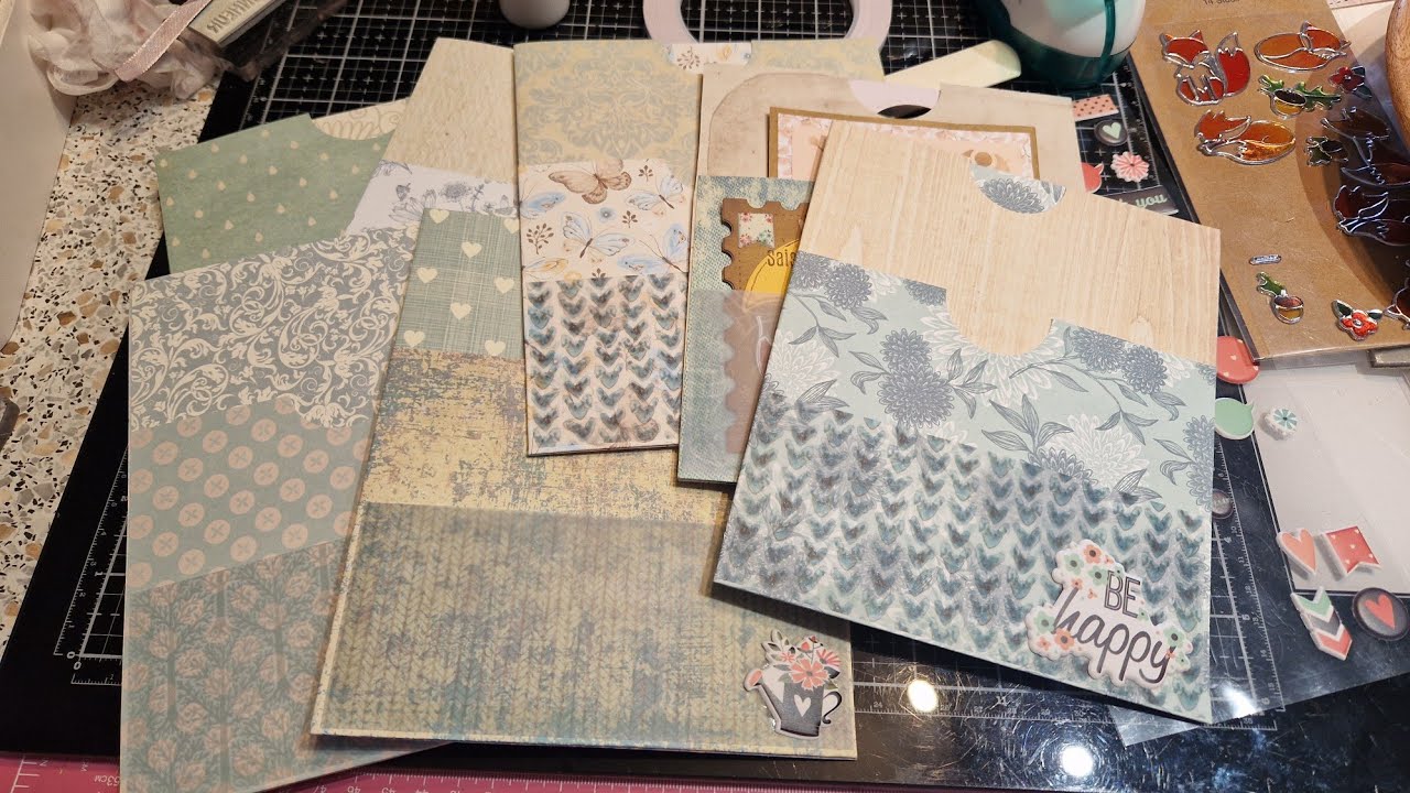 TUTO HAPPY MAIL POUR ECHANGE #debutantes #scrapbooking