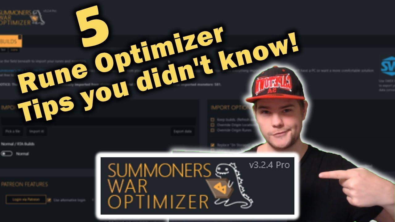5 Rune Optimizer Tips You Didn't Know! SWOP - Summoners War