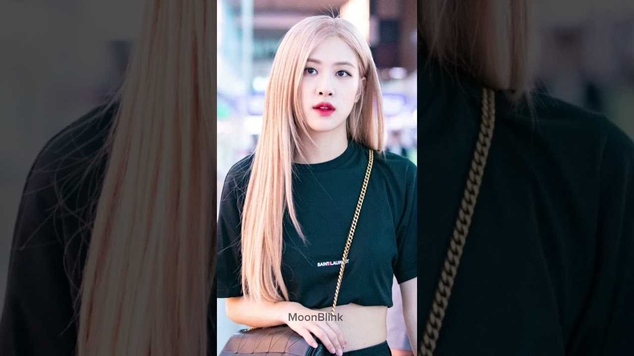 Rose 4 Types Of Anime Hairstyles Edit By MoonBlink 🖤✨ #moonblink #blackpink #blink #rose #fypシ