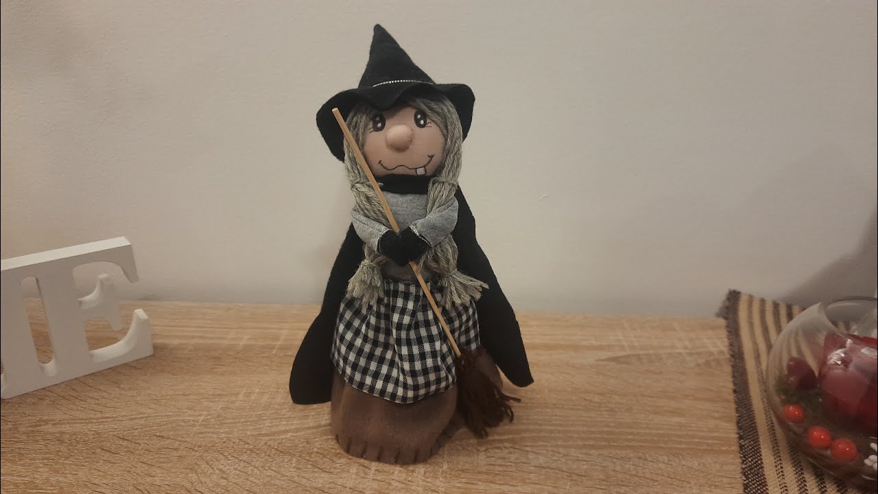 Tutorial Befana di stoffa fai da te facile