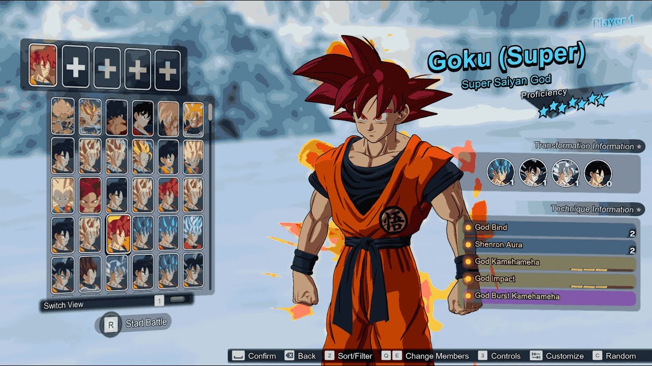 Dragon Ball Sparking Zero - Goku SSJ God VS Broly (Super)