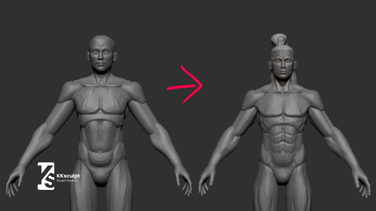 Tự Học Zbrush: Nắm vững giải phẫu nhân vật 3D | Day 3 | Character Basic – 3D Cần Thơ