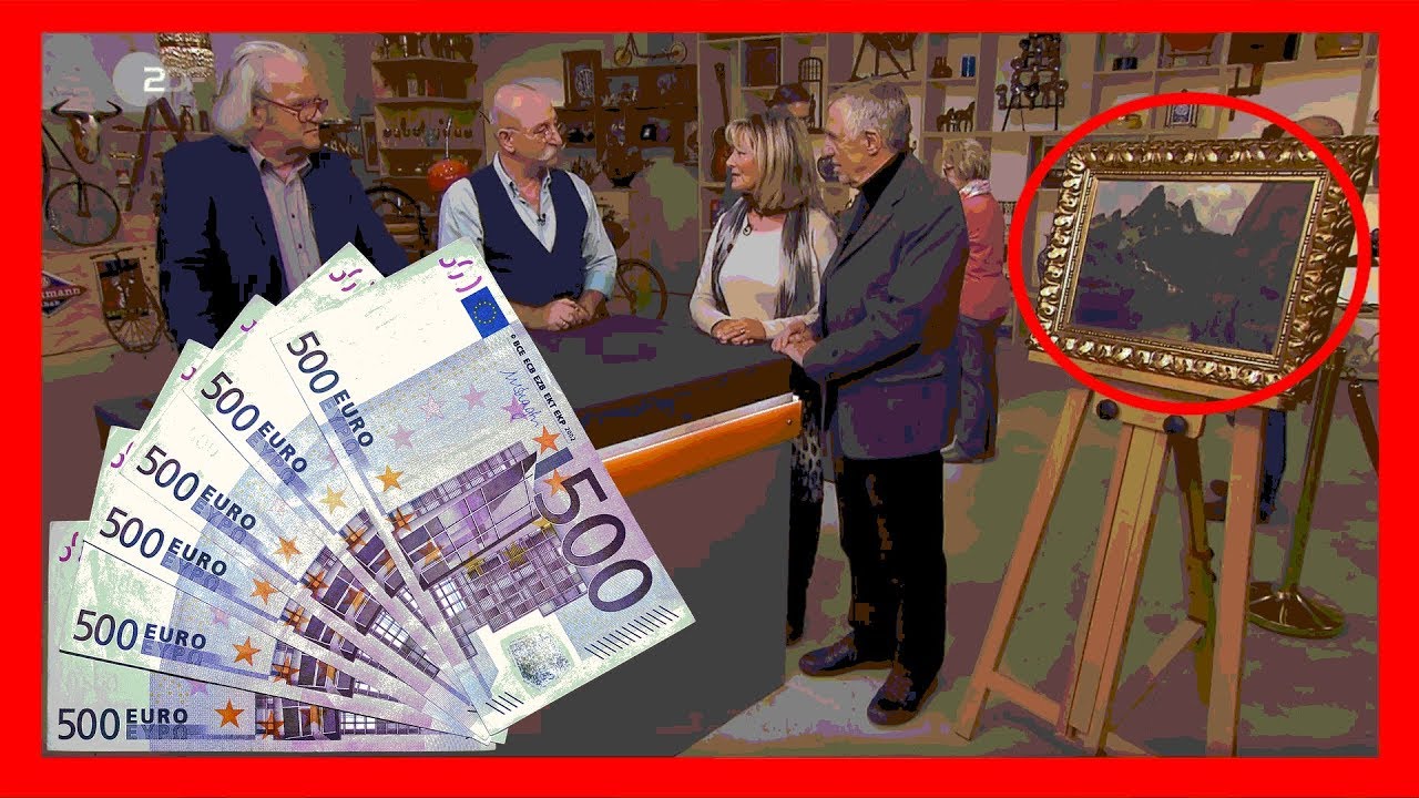 Altes Bild mit GOLDRAHMEN -WAS KOSTET ES? - Bares f&uuml;r Rares