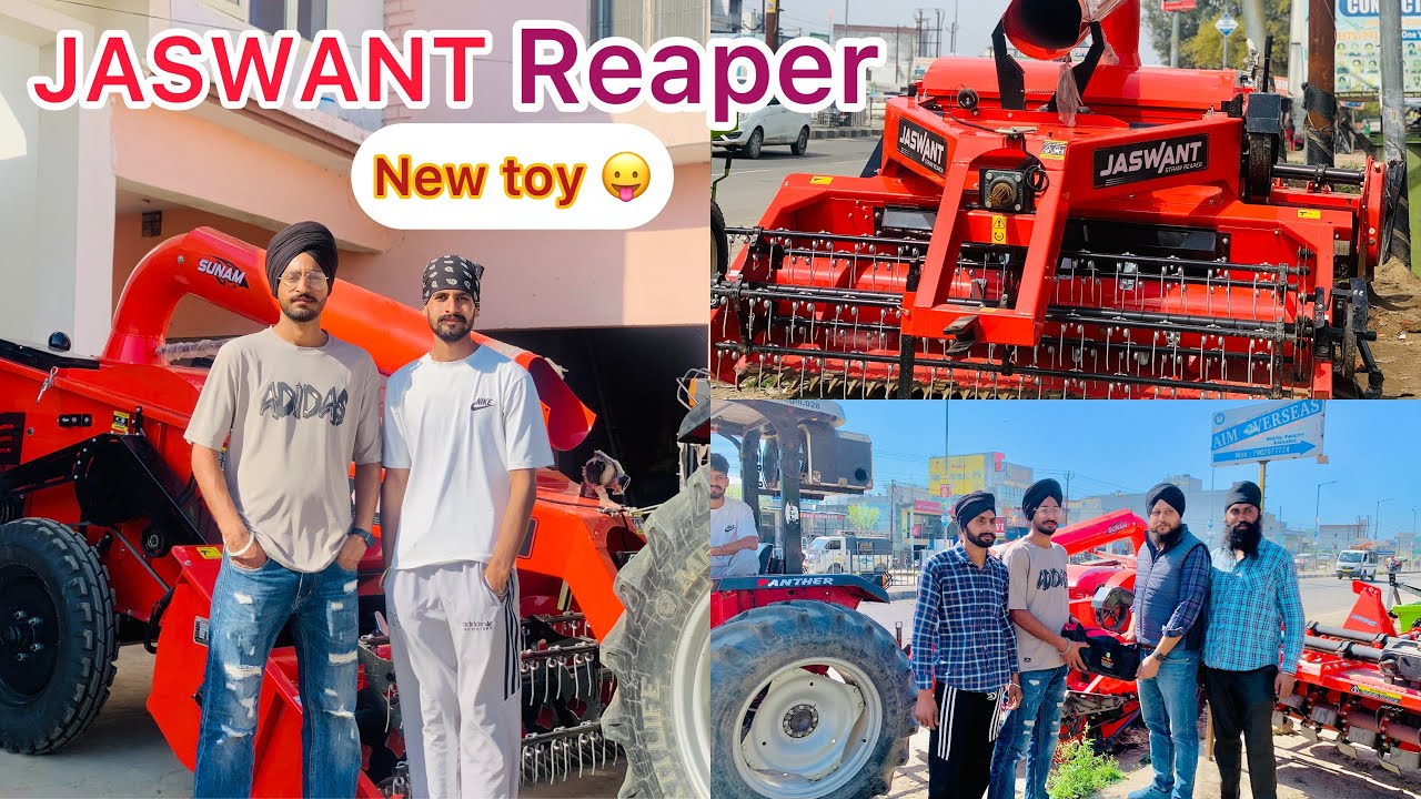 JASWANT STRAW REAPER || MODEL 2024 🔥 || New reaper 😍