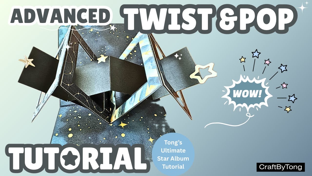 Advanced Twist & Pop Tutorial | BEST Pop Up Scrapbook Idea Yet?